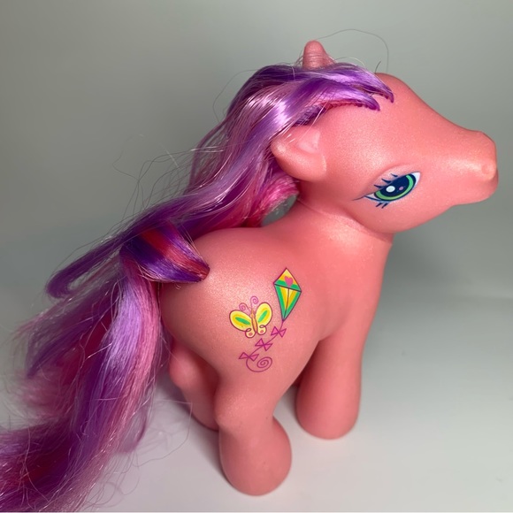 My Little Pony G3 Skywishes Pony Shimmer 2002 Kite And Butterfly - Picture 9 of 10